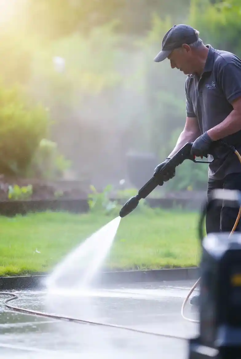 Jet washing and pressure washing image